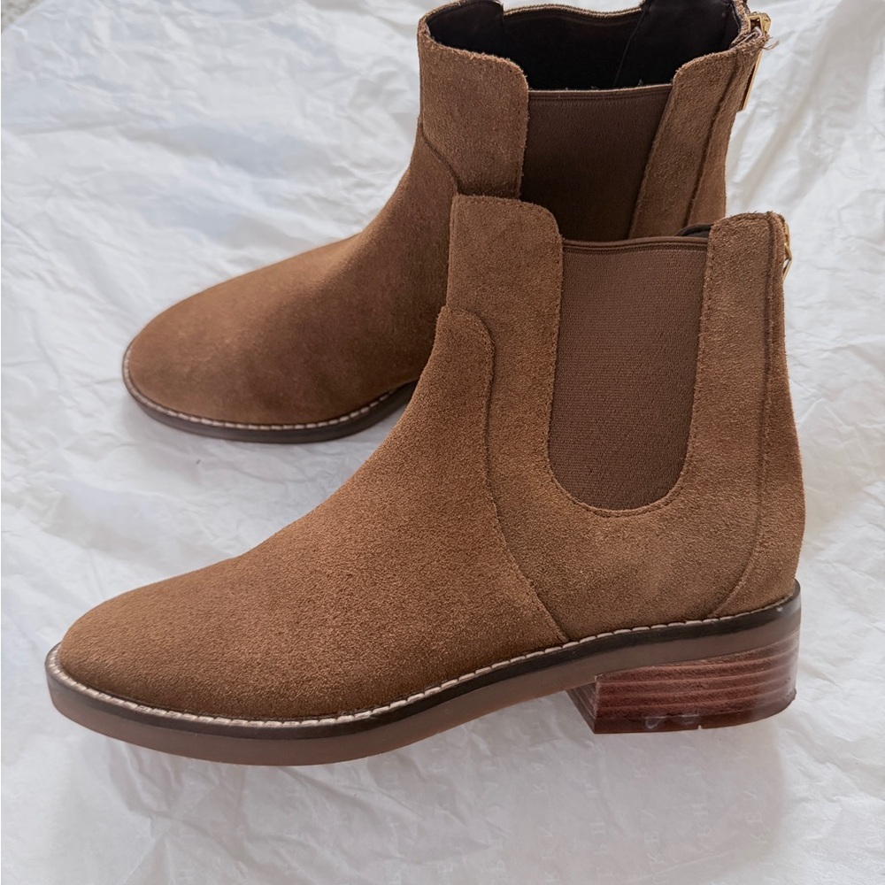 Cole Haan Brown Suede Ankle Boots